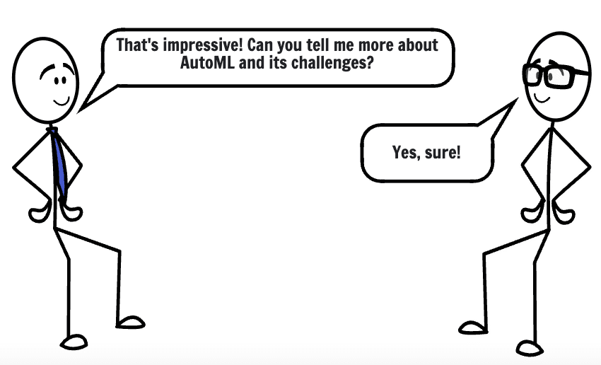 Illustration introducing the challenges and trends around AutoML