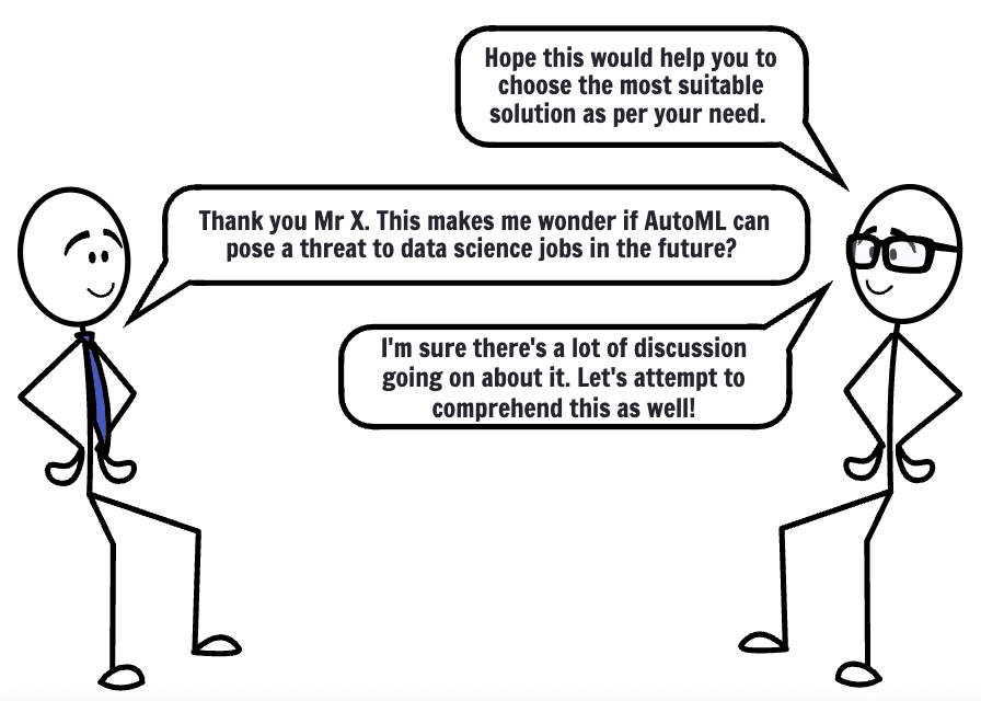 Illustration introducing the Data Scientist vs AutoML comparison