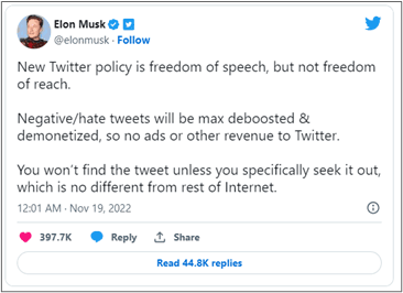 Examples of Musk's controversial public statements